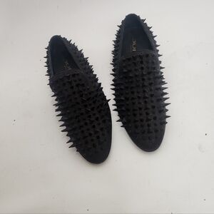 Jump Dark Green Spiked‎ Loafers Size 9